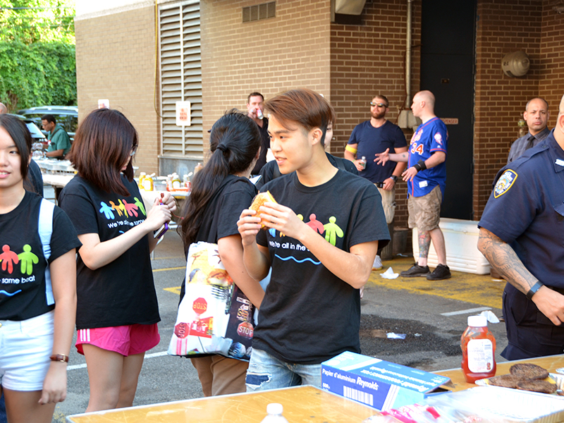 The NYPD 109th Precinct BBQ