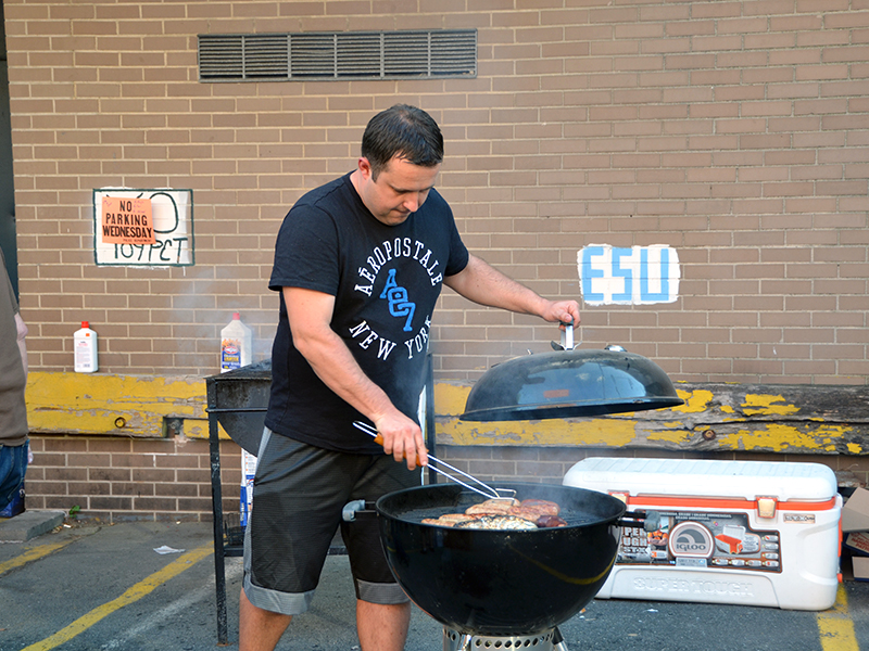 The NYPD 109th Precinct BBQ