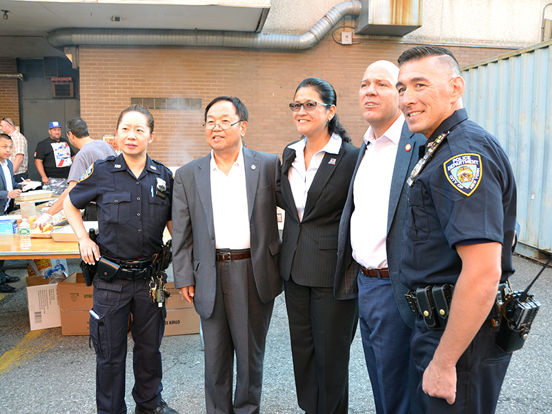 The NYPD 109th Precinct BBQ