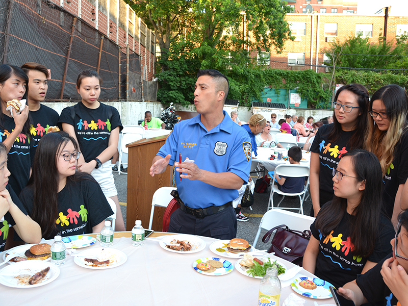 The NYPD 109th Precinct BBQ