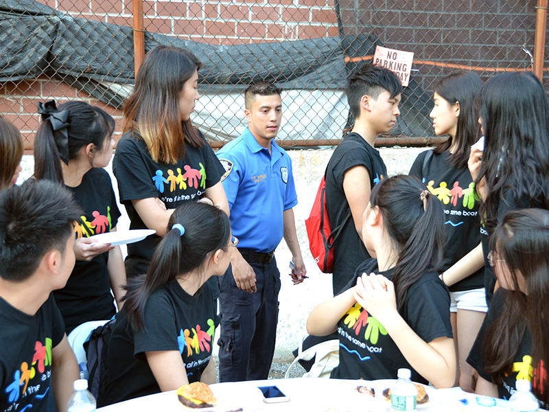 The NYPD 109th Precinct BBQ