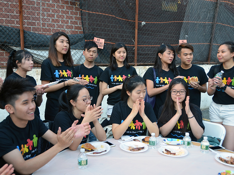 The NYPD 109th Precinct BBQ