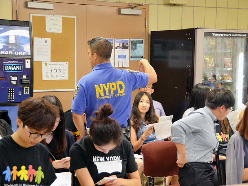 NYPD safety talk