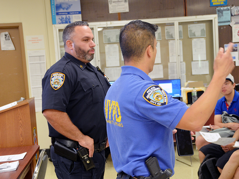 NYPD safety talk