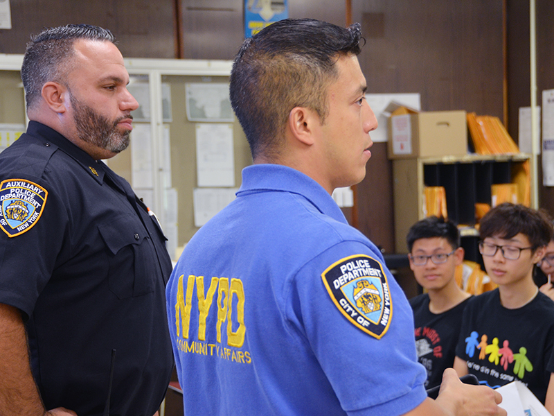 NYPD safety talk