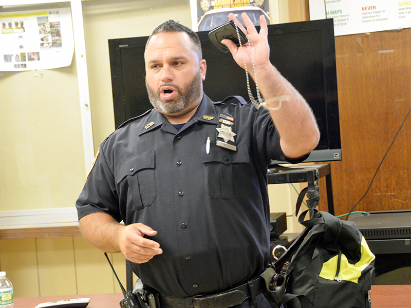 NYPD safety talk