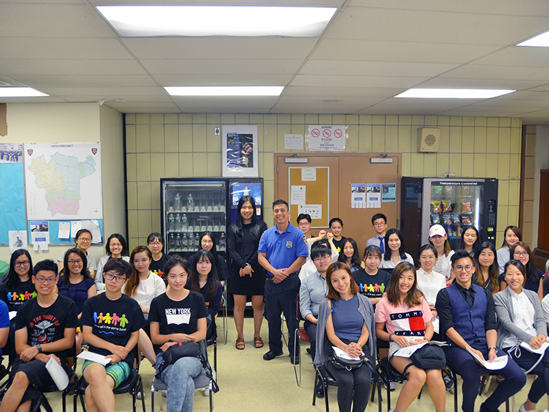 NYPD safety talk