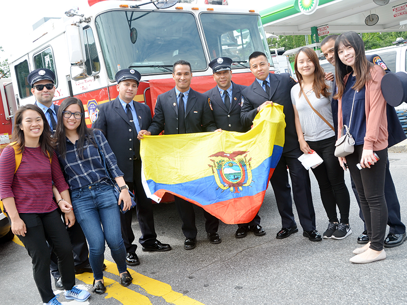 Ecuadorian Independence Day march with NYC Comptroller Stringer