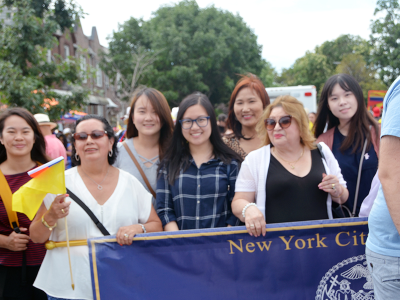 Ecuadorian Independence Day march with NYC Comptroller Stringer