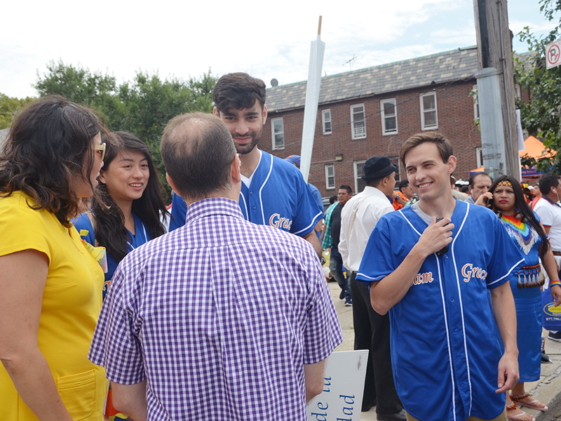 Ecuadorian Independence Day march with NYC Comptroller Stringer