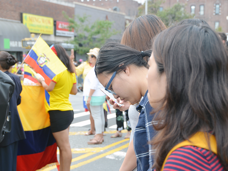 Ecuadorian Independence Day march with NYC Comptroller Stringer