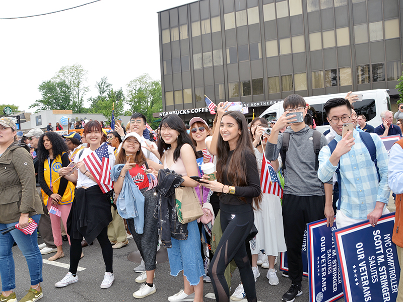 Memorial Day march with NYC Comptroller Stringer