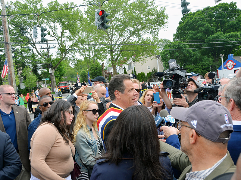 Memorial Day march with NYC Comptroller Stringer