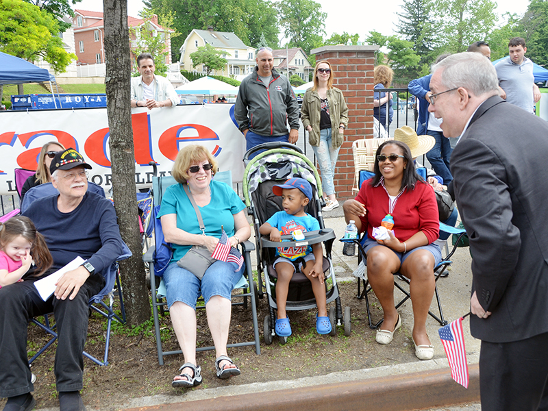 Memorial Day march with NYC Comptroller Stringer