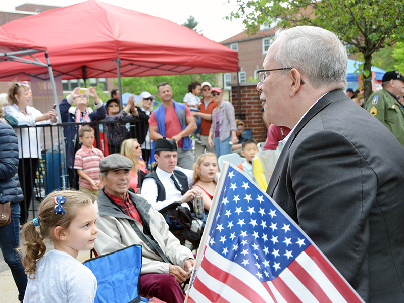 Memorial Day march with NYC Comptroller Stringer