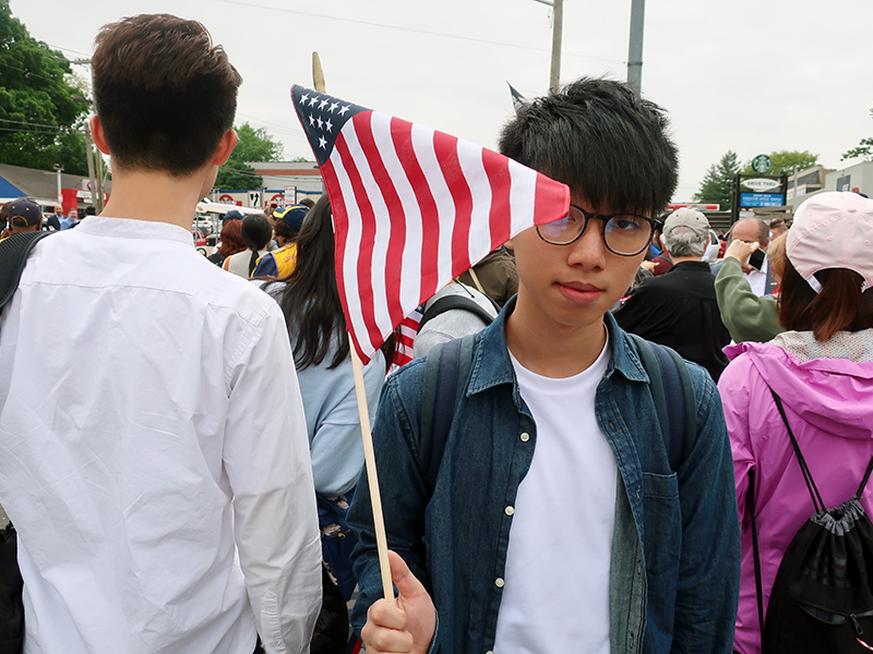 Memorial Day march with NYC Comptroller Stringer