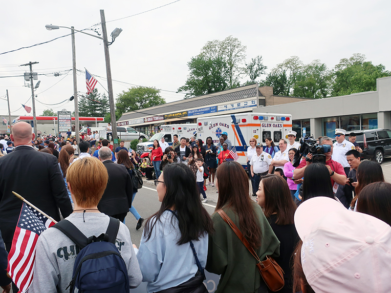 Memorial Day march with NYC Comptroller Stringer