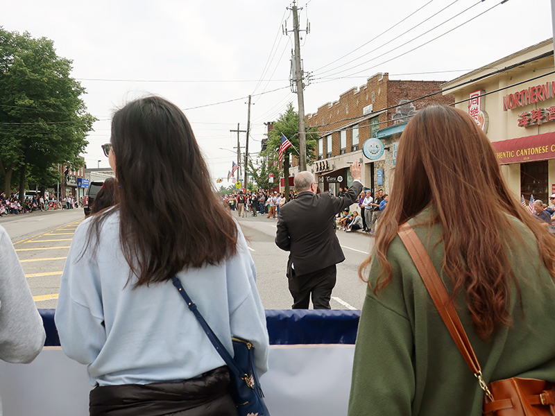 Memorial Day march with NYC Comptroller Stringer