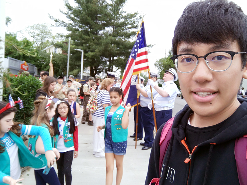 Memorial Day march with NYC Comptroller Stringer