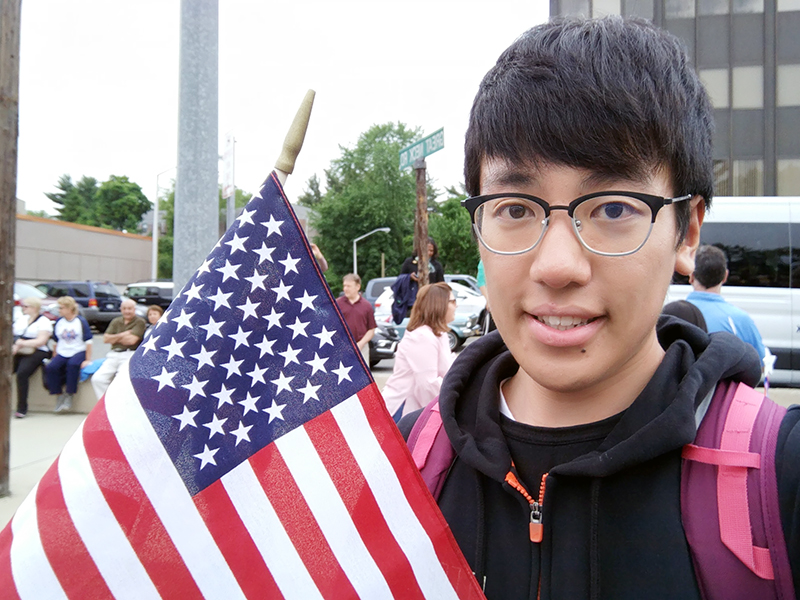 Memorial Day march with NYC Comptroller Stringer