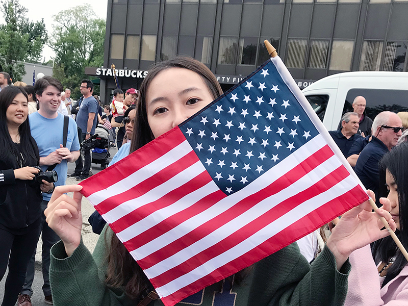 Memorial Day march with NYC Comptroller Stringer