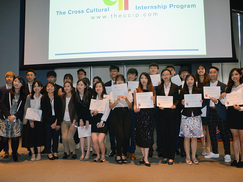 CCIP (J-1 Intern) recognition ceremony