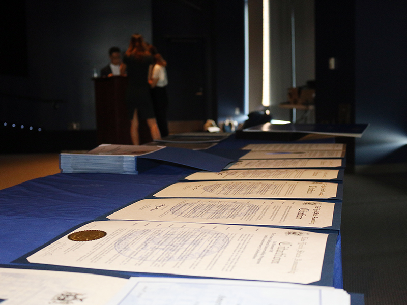 CCIP (J-1 Intern) recognition ceremony