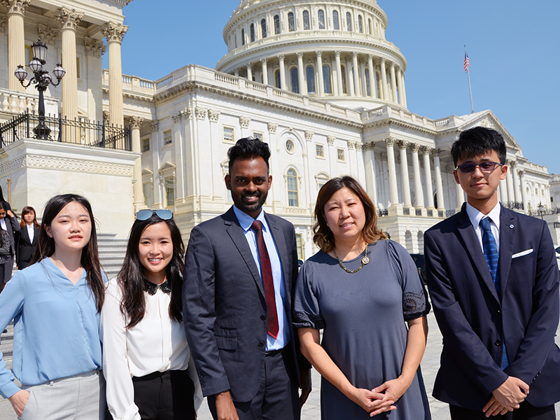 Washington DC and photo-op with US Congresswoman Grace Meng