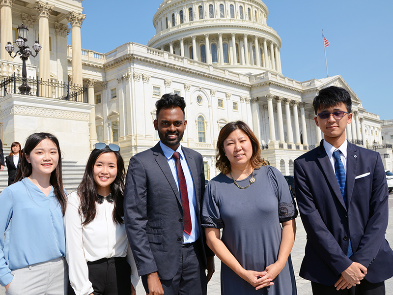 Washington DC and photo-op with US Congresswoman Grace Meng