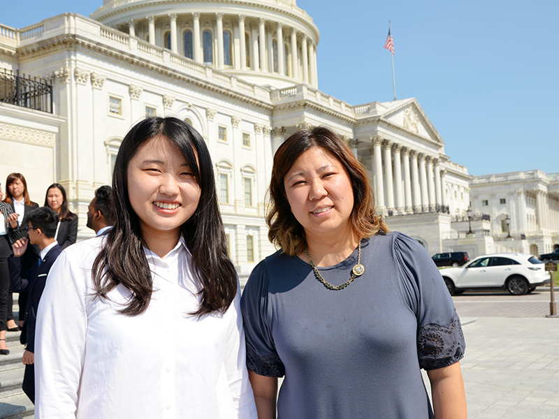 Washington DC and photo-op with US Congresswoman Grace Meng