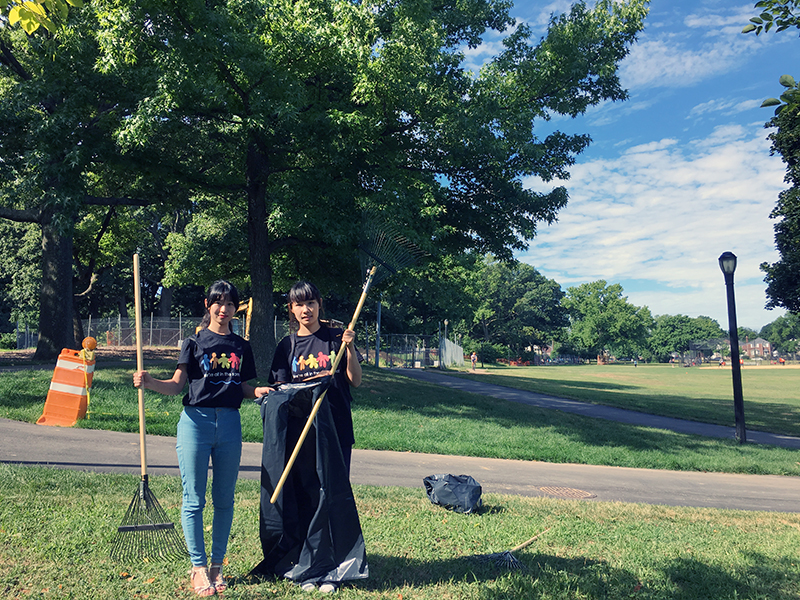 Volunteering at Cunningham Park (Session B)