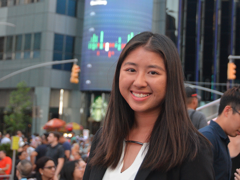 PR team at Times Square