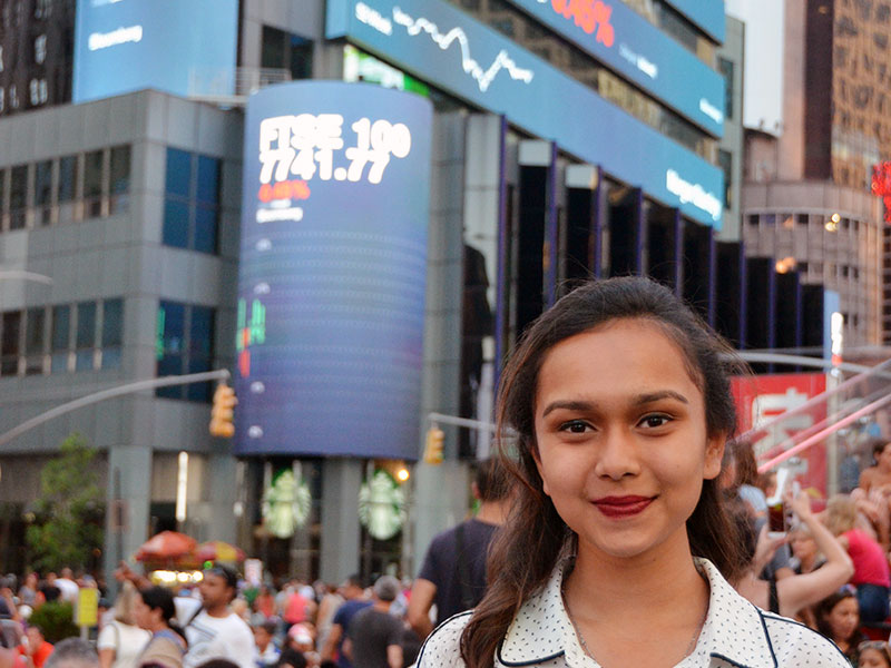 PR team at Times Square