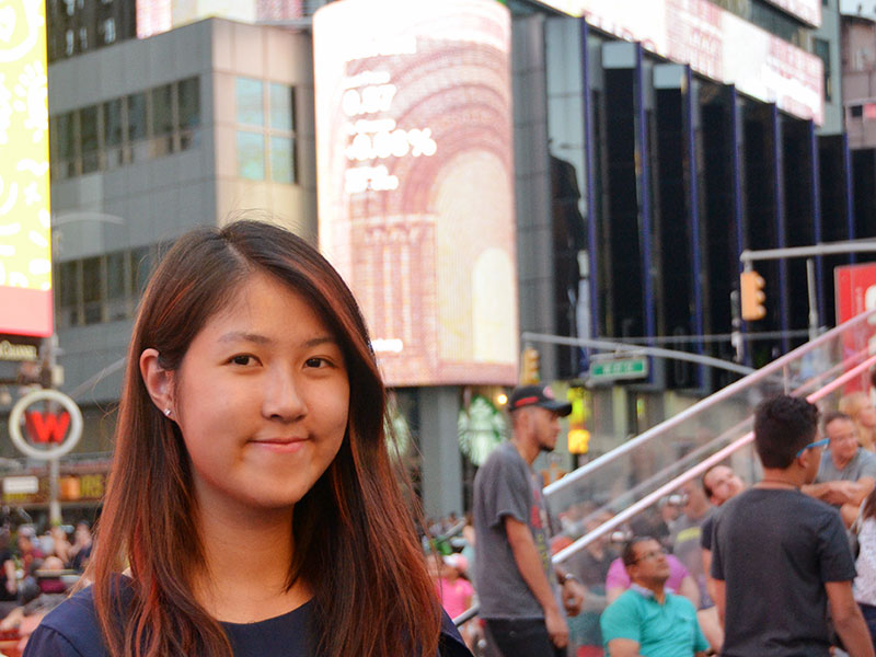 PR team at Times Square