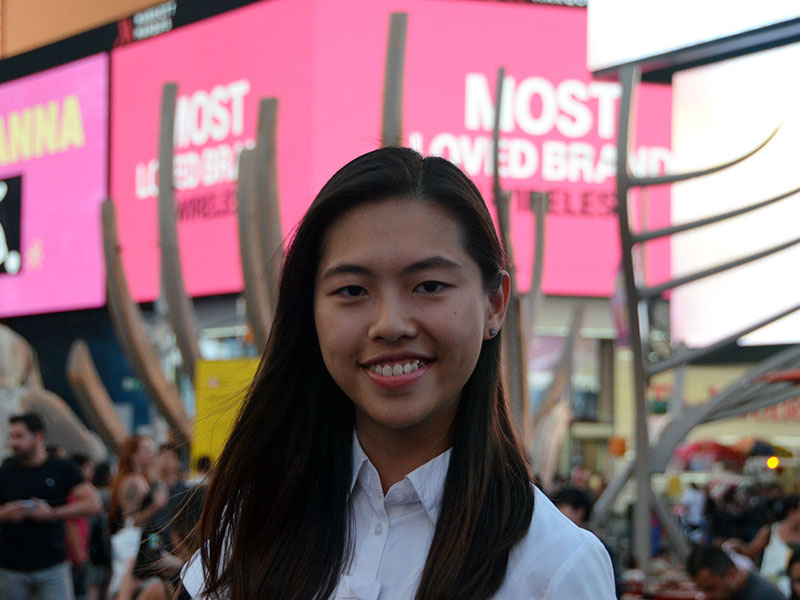 PR team at Times Square