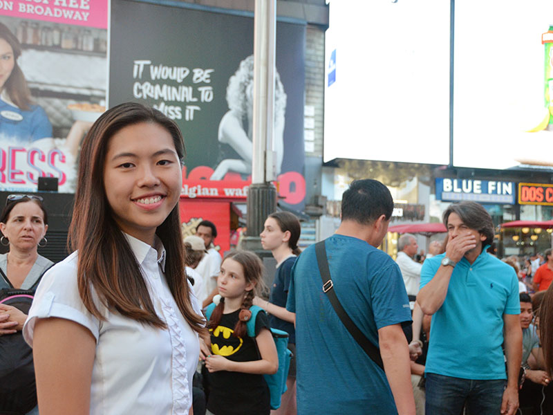 PR team at Times Square