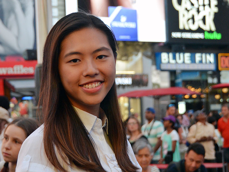 PR team at Times Square