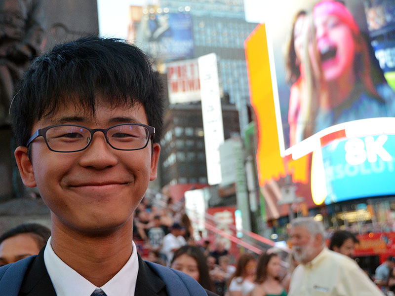 PR team at Times Square