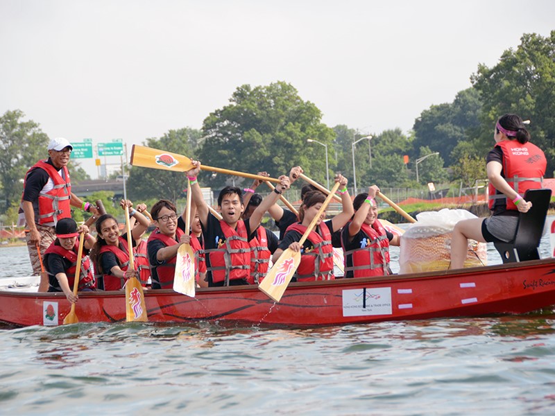 The Hong Kong Dragon Boat Festival in NY