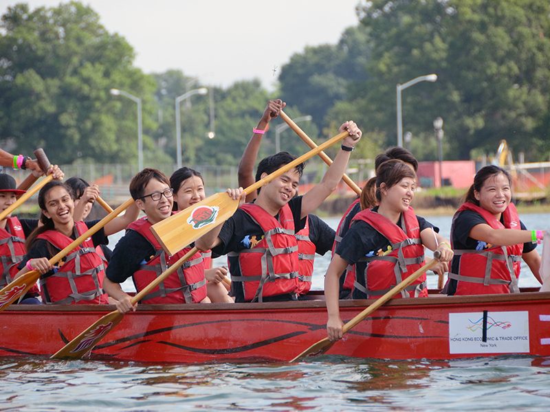 The Hong Kong Dragon Boat Festival in NY