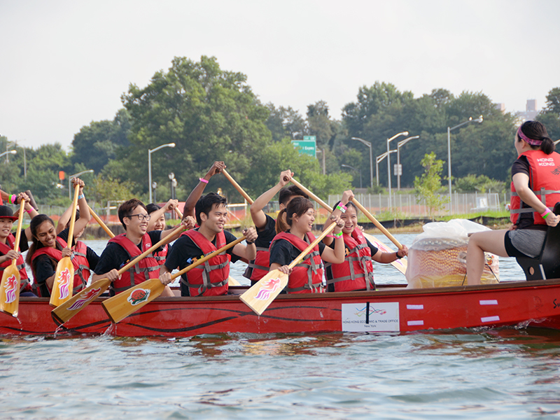 The Hong Kong Dragon Boat Festival in NY