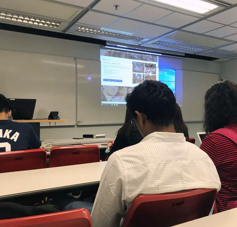 CCIP info talks and interviews at HKUST and HKSYU