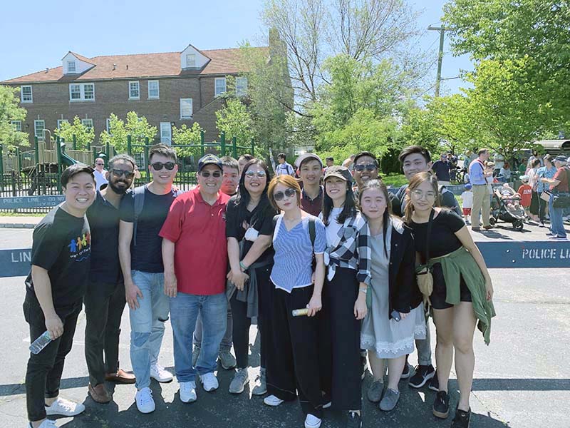 Memorial Day march with NYC Comptroller Stringer