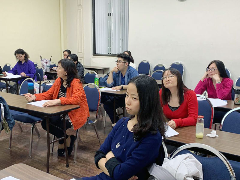American style business seminar 
