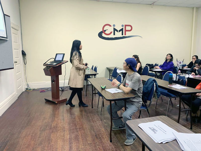 American style business seminar 