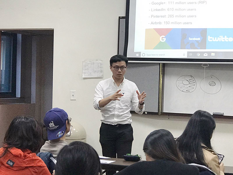 American style business seminar 