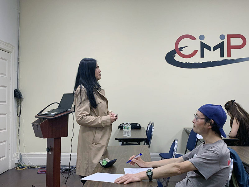 American style business seminar 