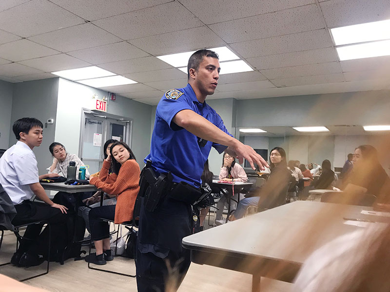 NYPD safety talk