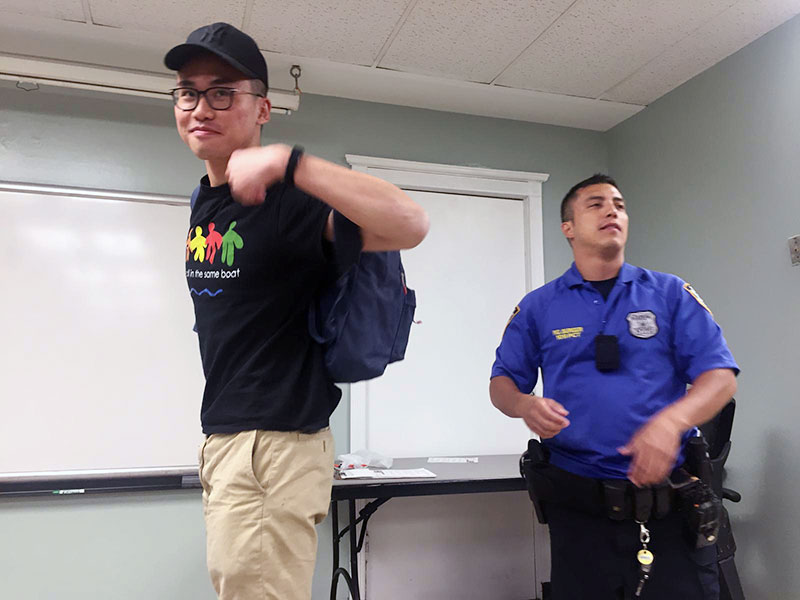 NYPD safety talk