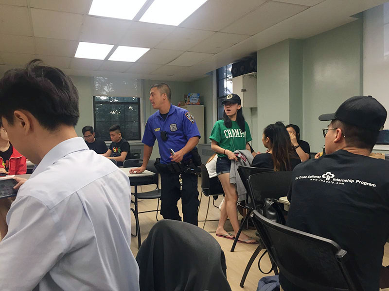NYPD safety talk